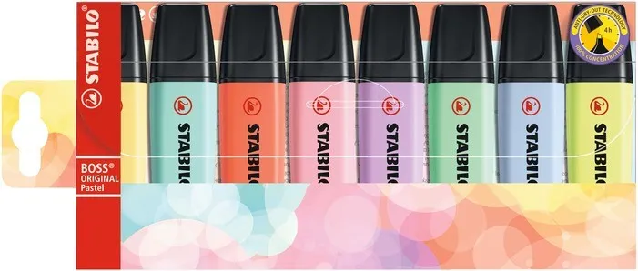 STABILO Boss Original Pastel evidenziatore 6 pz Multicolore - immagine 1