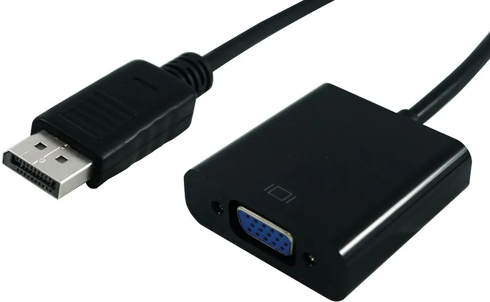 Adattatore Dp-Vga M/F Con Cavo 015Mt - immagine 1