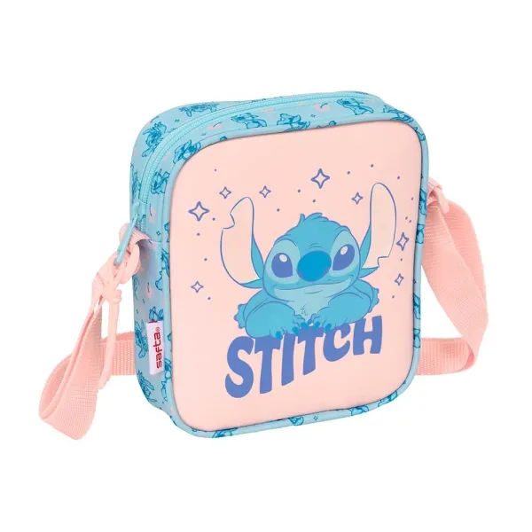 Borsa a tracolla Safta Stitch Ohana - 1L - Ideale per l'uso quotidiano - 160x40x180mm - Azzurro - immagine 1