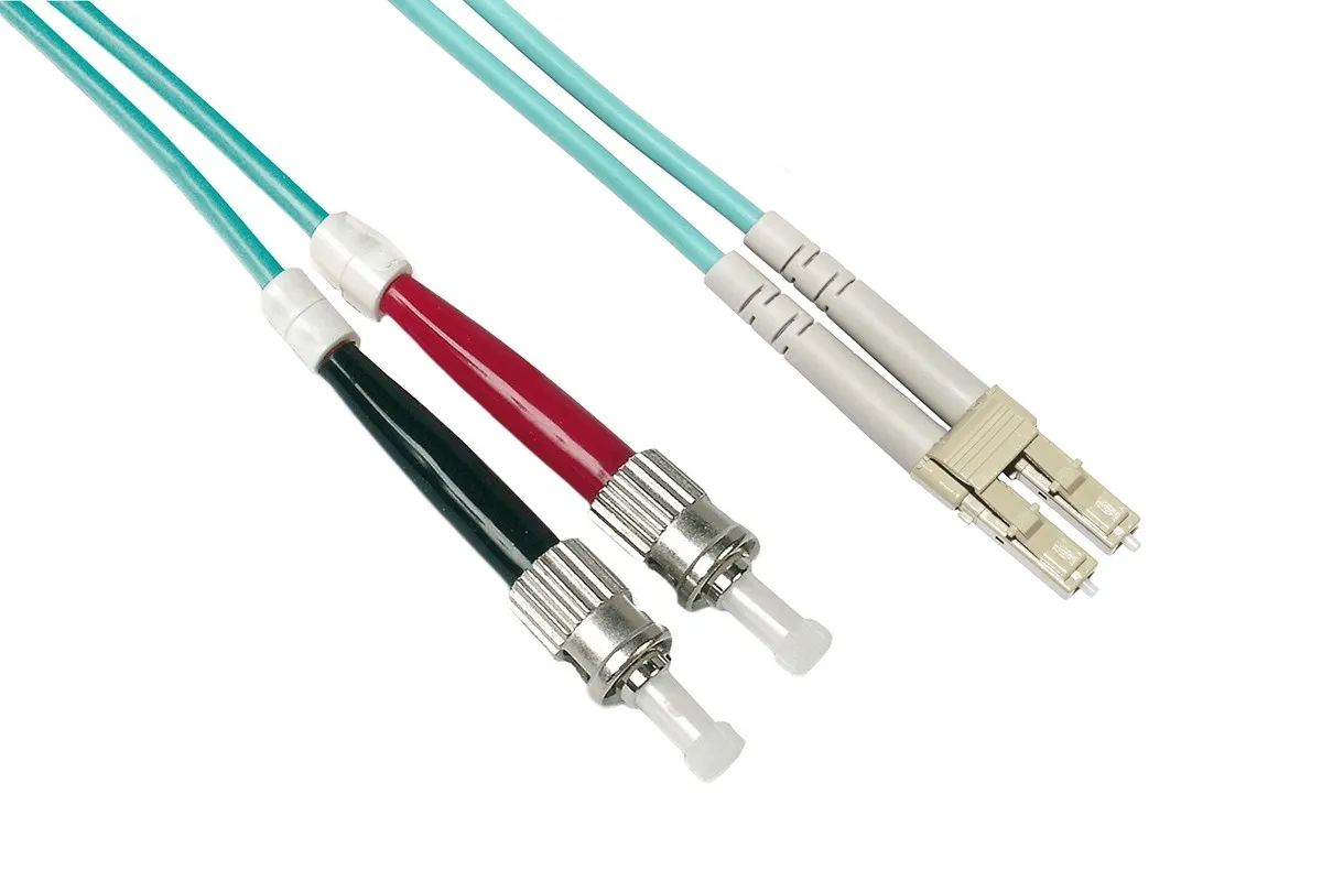 Cavo Fibra Ottica Lc A St Multimode Duplex Om3 50/125 Mt.5 - immagine 1