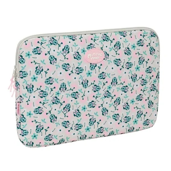 Custodia per laptop Safta Minnie Mouse Minty per laptop fino a 156 - Interno imbottito - 380L - Protezione dagli urti - 395x35x275mm - Rosa pastello - immagine 1