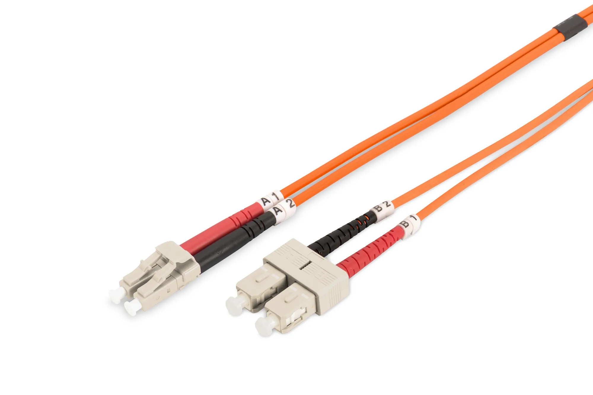 Cavo Fibra Ottica Lc A Sc Multimode Duplex 50/125 Mt.10 - immagine 1