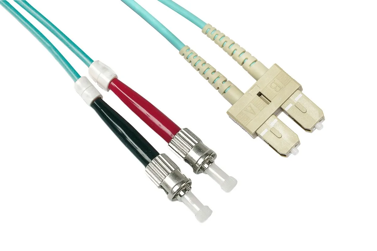Cavo Fibra Ottica Sc A St Multimode Duplex Om3 50/125 Mt.5 - immagine 1