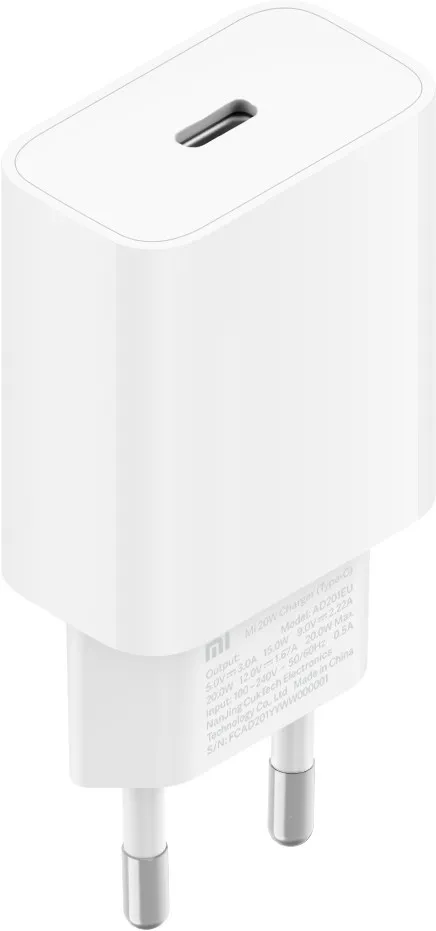 Xiaomi Mi 20W Console portatile Smartphone Tablet Bianco AC Ricarica rapida Interno - immagine 1