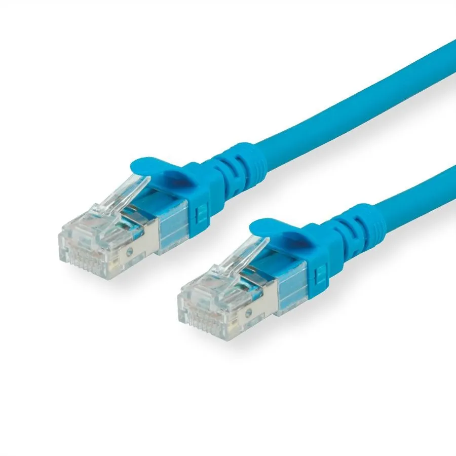 Roline Cavo Utp Patichcord Cat.6A Component Level Lsoh Bc Awg24 Poe Blu 5Mt - immagine 1