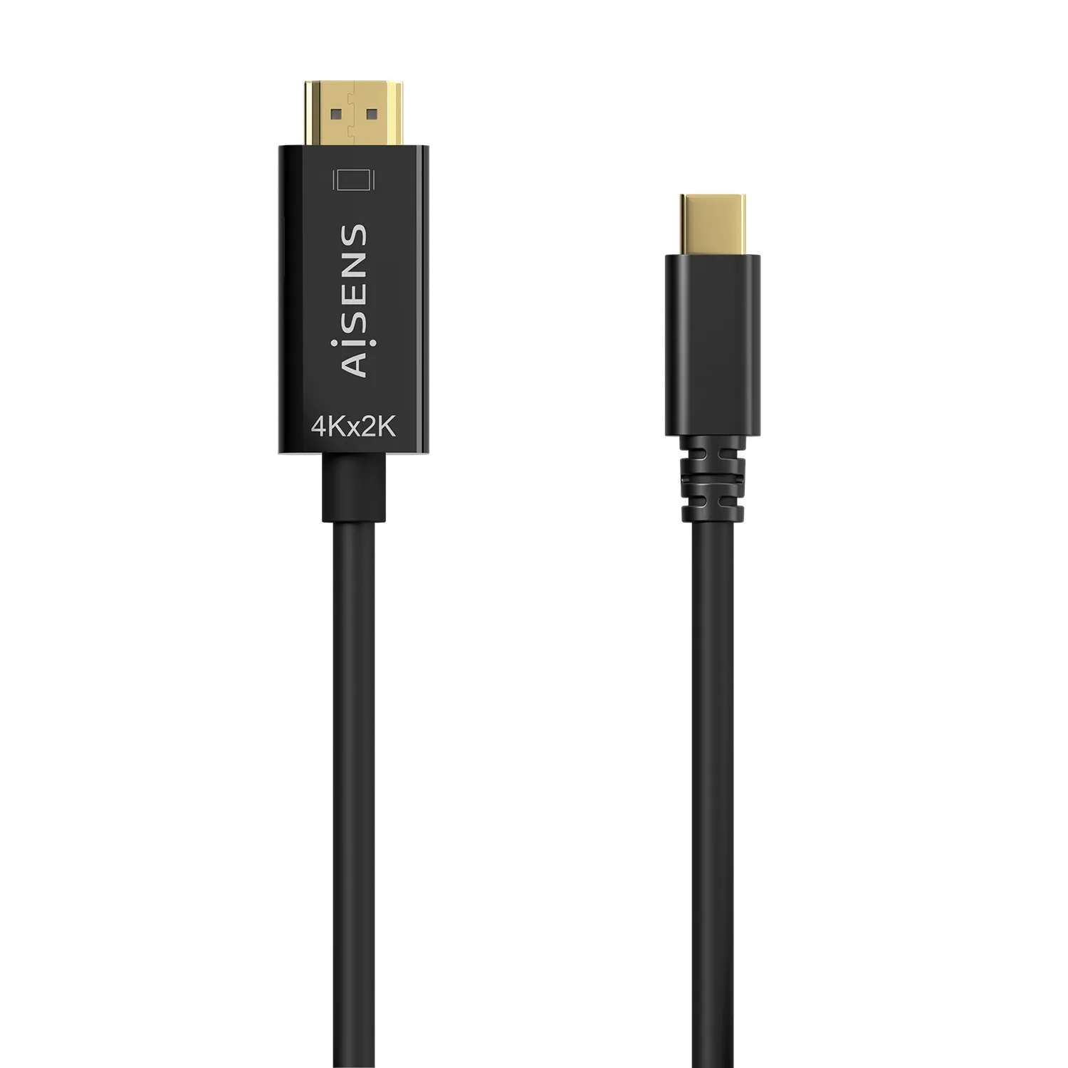 AISENS A109-0624 cavo e adattatore video 18 m USB tipo-C HDMI tipo A (Standard) Nero - immagine 1