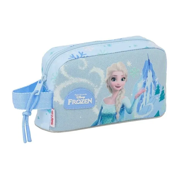Borsa termica per alimenti surgelati Safta - Maniglia laterale - Chiusura con cerniera - 215x12x65 cm - Blu pastello - immagine 1