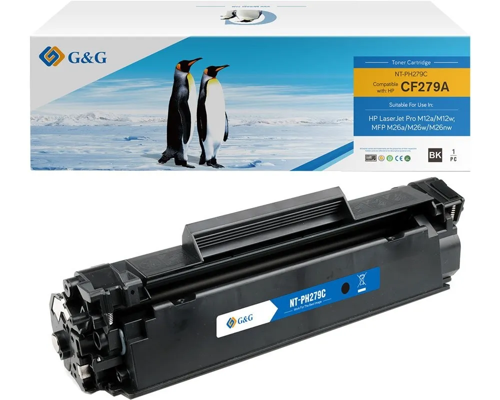 Toner G&G Hp Cf279A K 1000 Pag - immagine 1