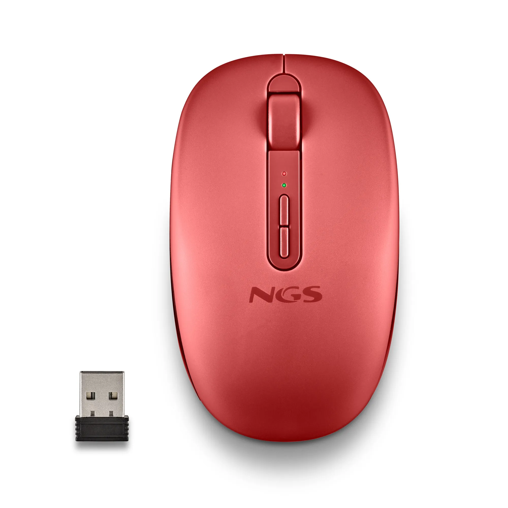 NGS FOG DUAL RED mouse Universale Ambidestro RF senza fili + Bluetooth 1600 DPI - immagine 1