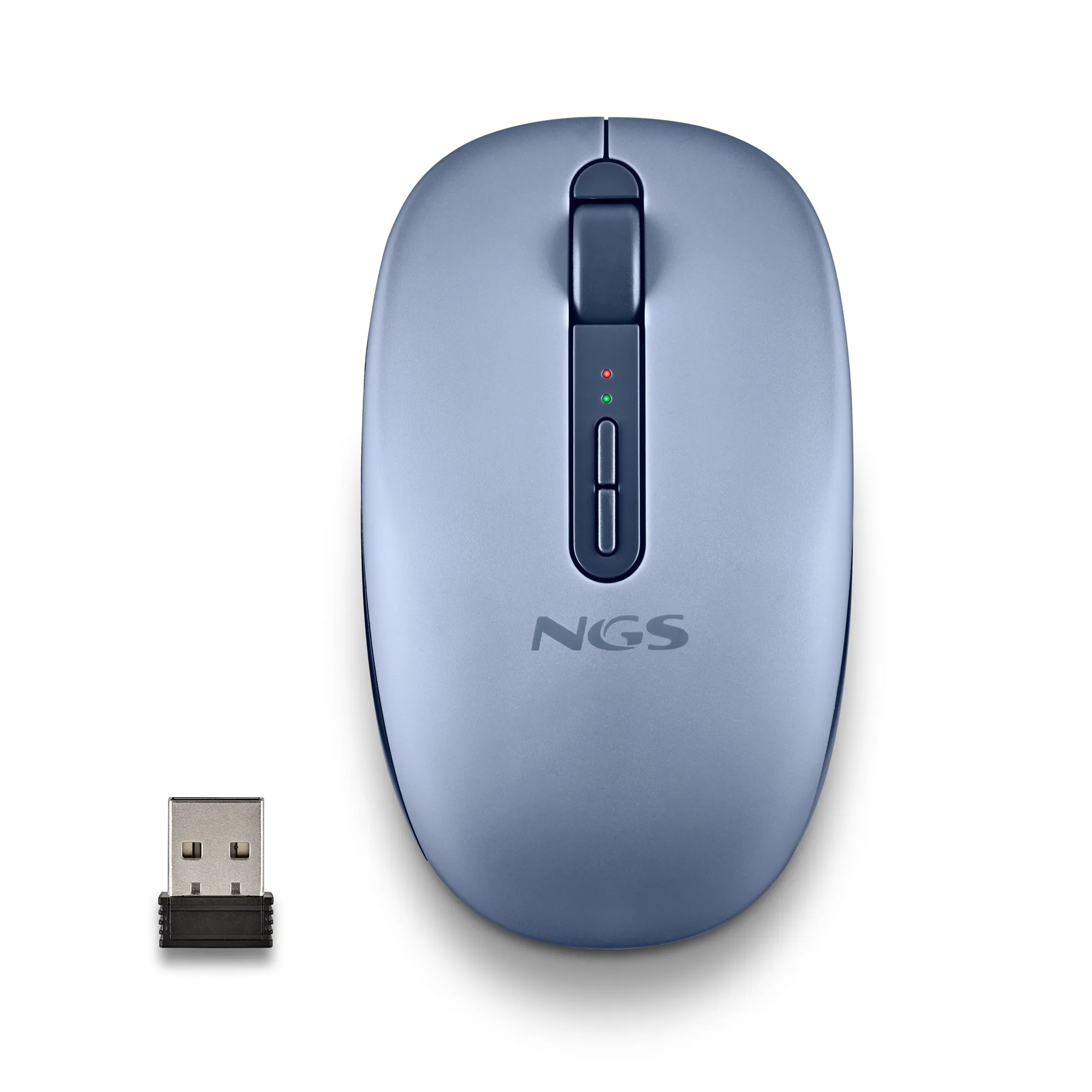 NGS FOG DUAL BLUE mouse Universale Ambidestro RF senza fili + Bluetooth 1600 DPI - immagine 1