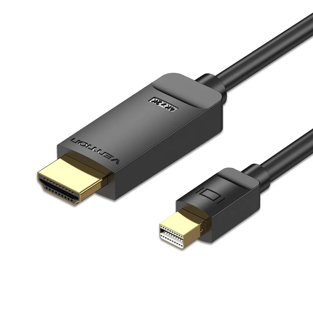 Vention HAHBH cavo e adattatore video 2 m Mini DisplayPort HDMI Nero - immagine 1