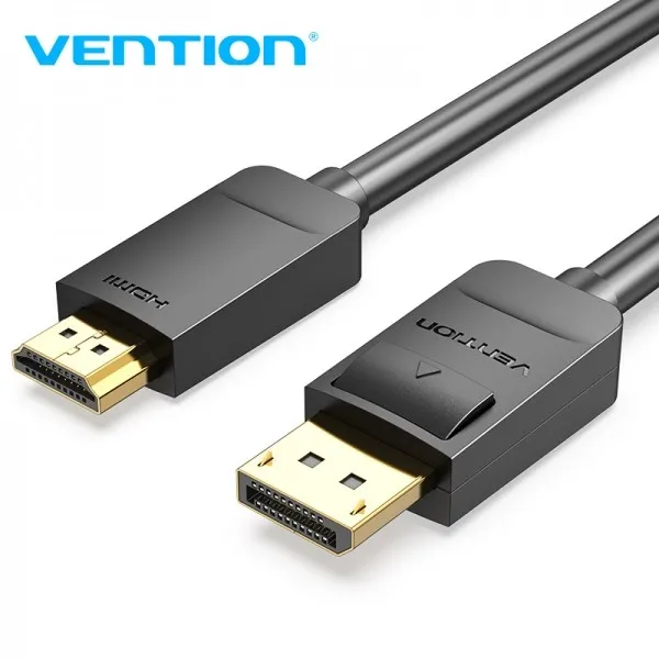 Cavo convertitore DisplayPort maschio a HDMI maschio Vention - 3 m - Nero - immagine 1