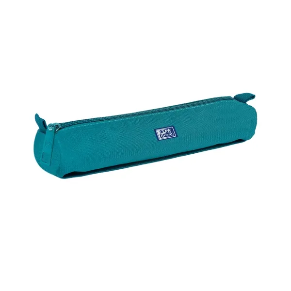 Astuccio compatto rotondo Oxford B-You - Poliestere - Chiusura a cerniera - Colori assortiti - immagine 1