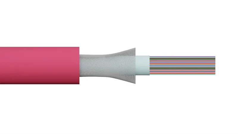 Cavo Fibra Ottica 24 Fibre Loose Om4 Antiroditore Lszh Classe B2Ca (Al Metro) - immagine 1