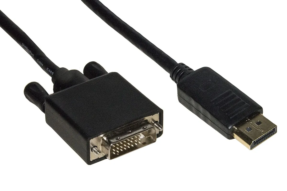Cavo Displayport Maschio - Dvi-D(24+1) Maschio Mt. 2 - immagine 1