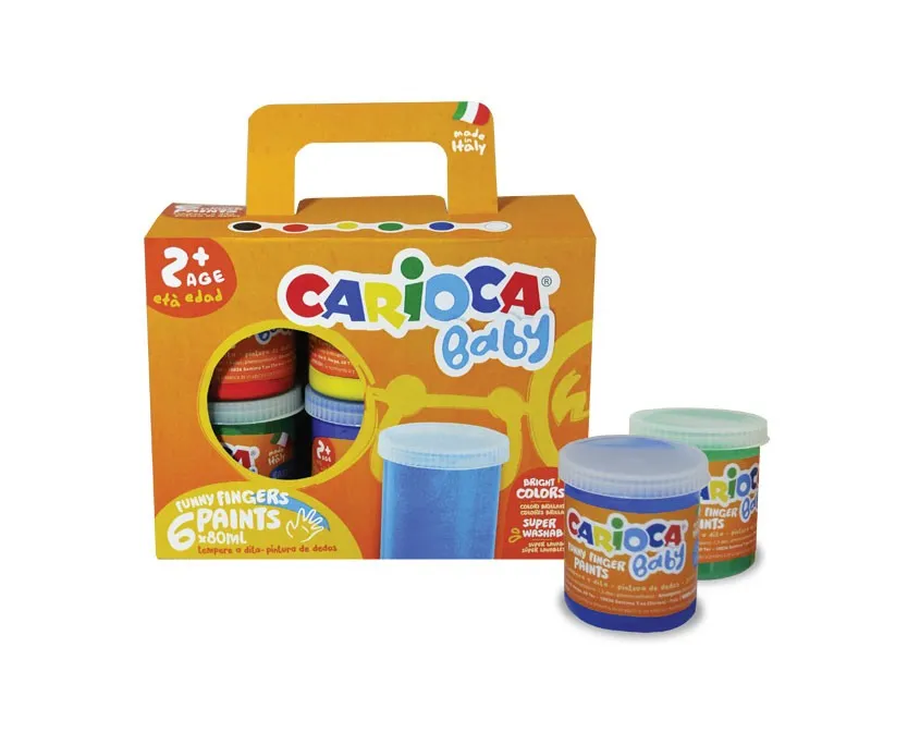 Carioca Finger paint pittura lavabili Multi - immagine 1