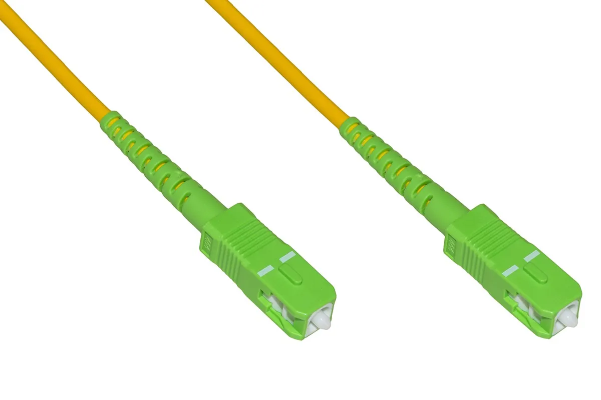 Cavo Fibra Ottica Apc Sc A Apc Sc Singlemode Simplex Mt.40 - immagine 1