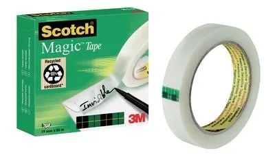 Scotch Magic Tape 810 66 m Fibra Carta - immagine 1