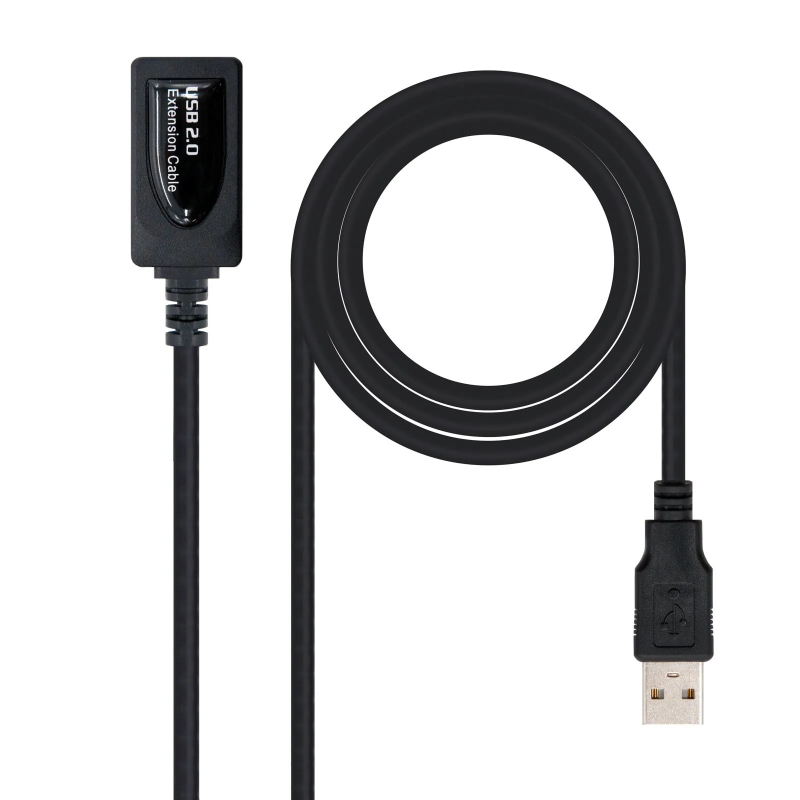 Nanocable 10.01.0211 cavo USB 5 m USB 2.0 USB A Nero - immagine 1