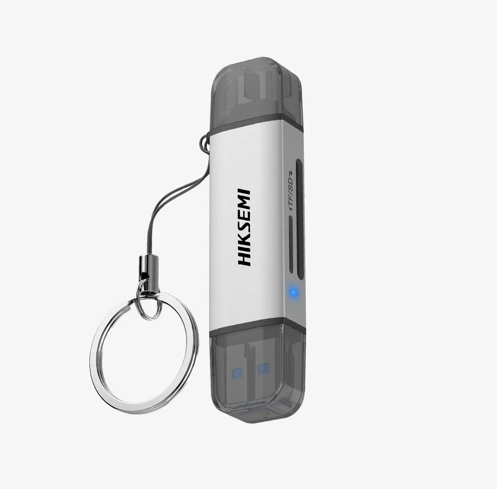 Hikvision Hiksemi Card Reader Usb3.0 + Type-C Sd Cards - immagine 1
