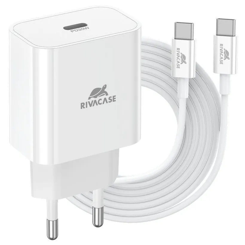 Alimentatore 1Usb-C 20W White Compatibile Iphone - immagine 1