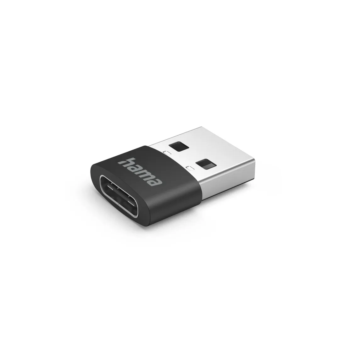 Hama Confezione da 3 adattatori USB - USB-A maschio - USB-C maschio - Velocità fino a 480 Mbit/s - Colore nero - immagine 1