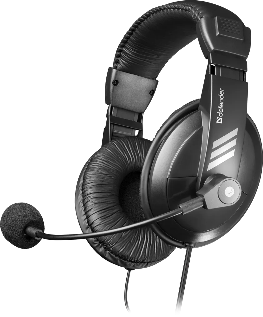 Cuffie per PC Defender Gryphon 750 nero cavo 2 m - immagine 1