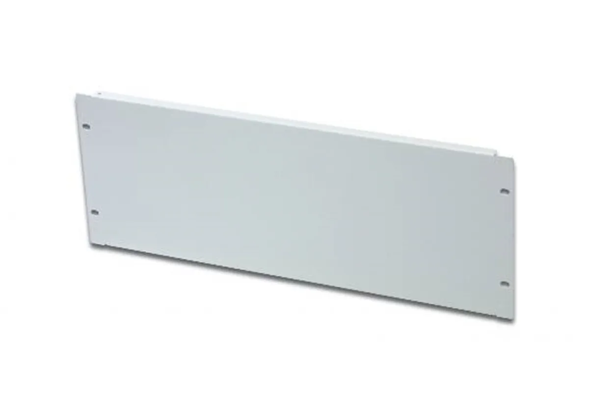 Pannello Cieco Per Armadi Rack 19 4U Colore Grigio - immagine 1