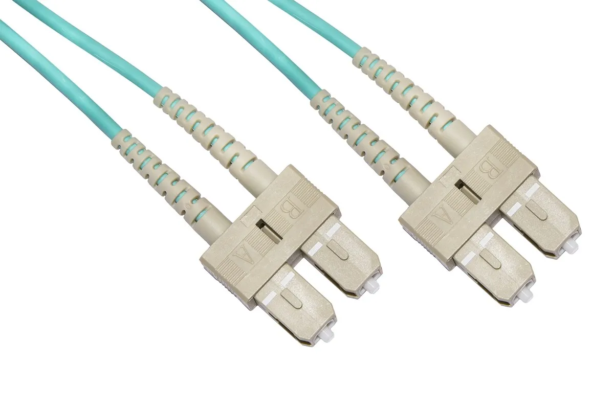 Cavo Fibra Ottica Sc A Sc Multimode Duplex Om3 50/125 Mt.3 - immagine 1
