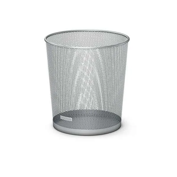 Bussola Erichkrause - Pattumiera da 12 litri - Base rotonda - Acciaio inossidabile - Colore argento - immagine 1