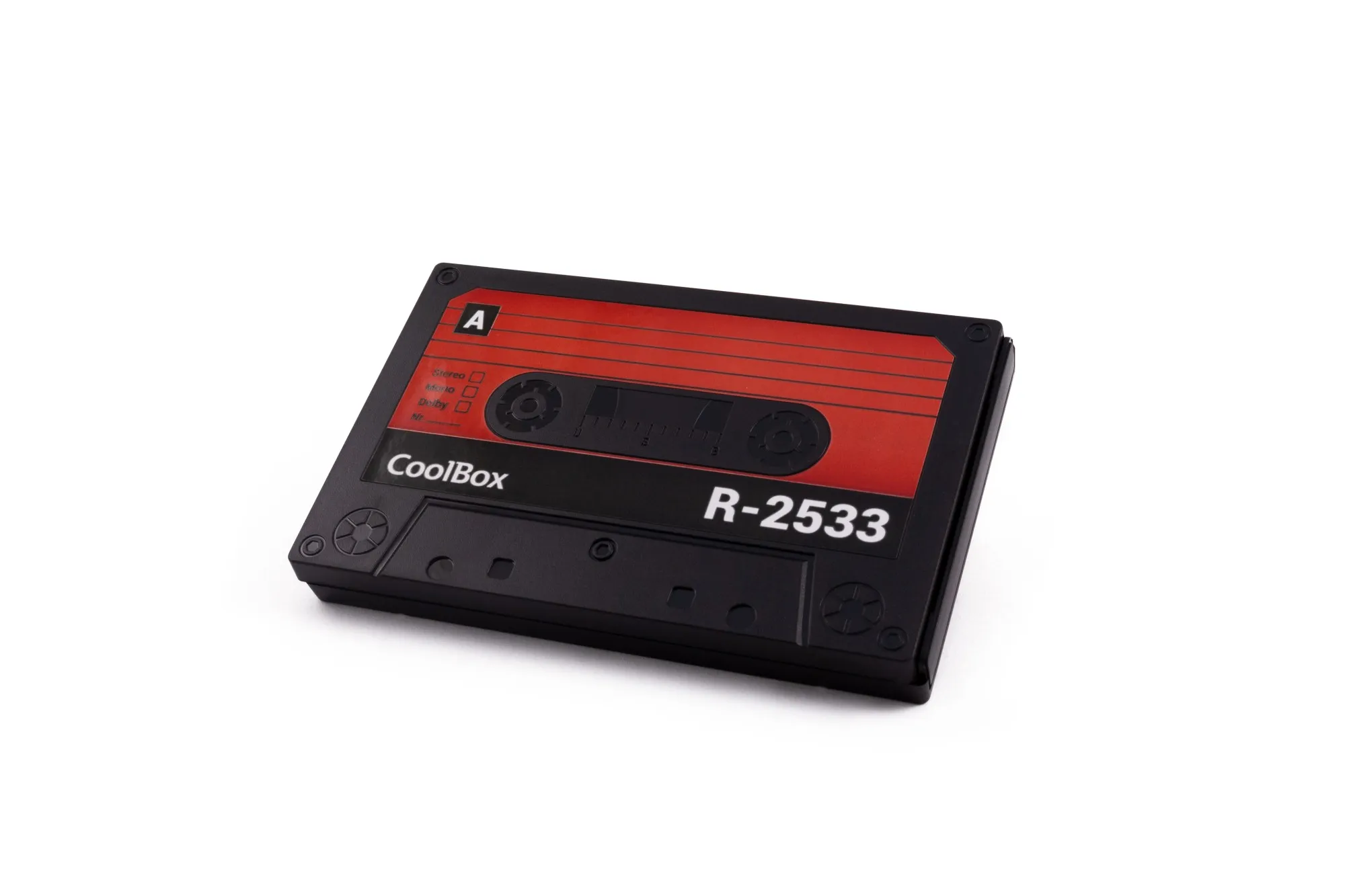 CoolBox SlimChase R-2533 Box esterno HDD/SSD Nero Rosso 2.5 - immagine 1