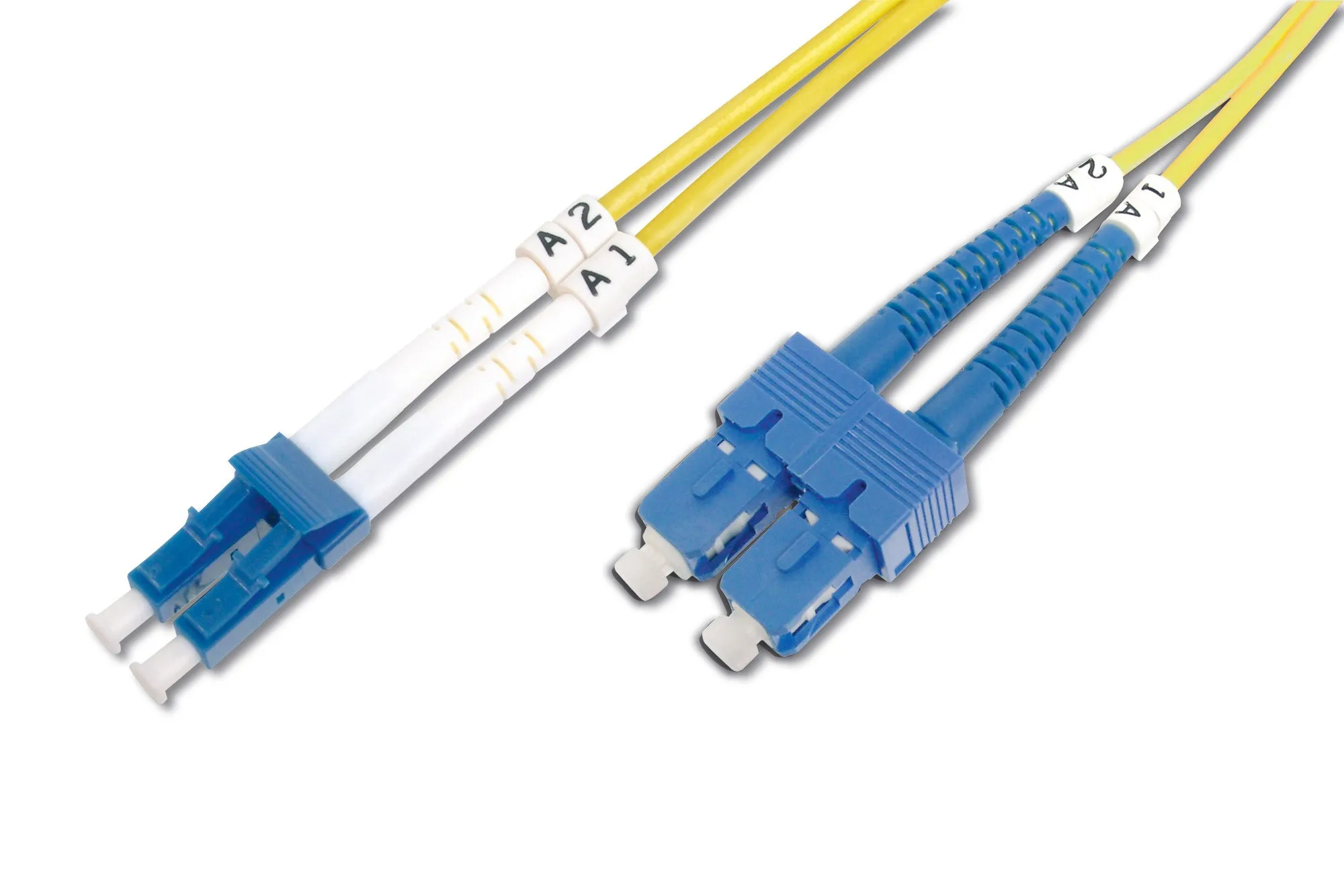 Cavo Fibra Ottica Lc A Sc Monomode Duplex 9/125 Mt.3 - immagine 1