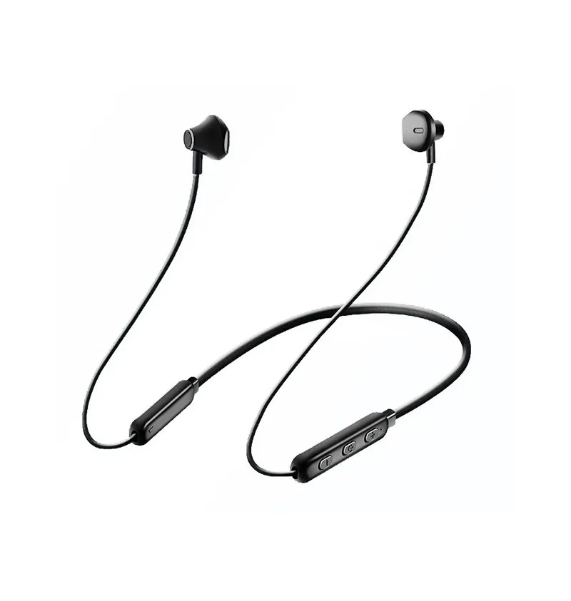 Auricolari C/Microfono Bluetooth Bk Grip Neckband Smartphone/Tablet Adj - immagine 1