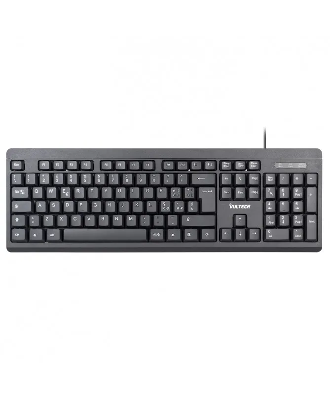 Vultech Tastiera Usb 2.0 105 Tasti Layout Ita - immagine 1