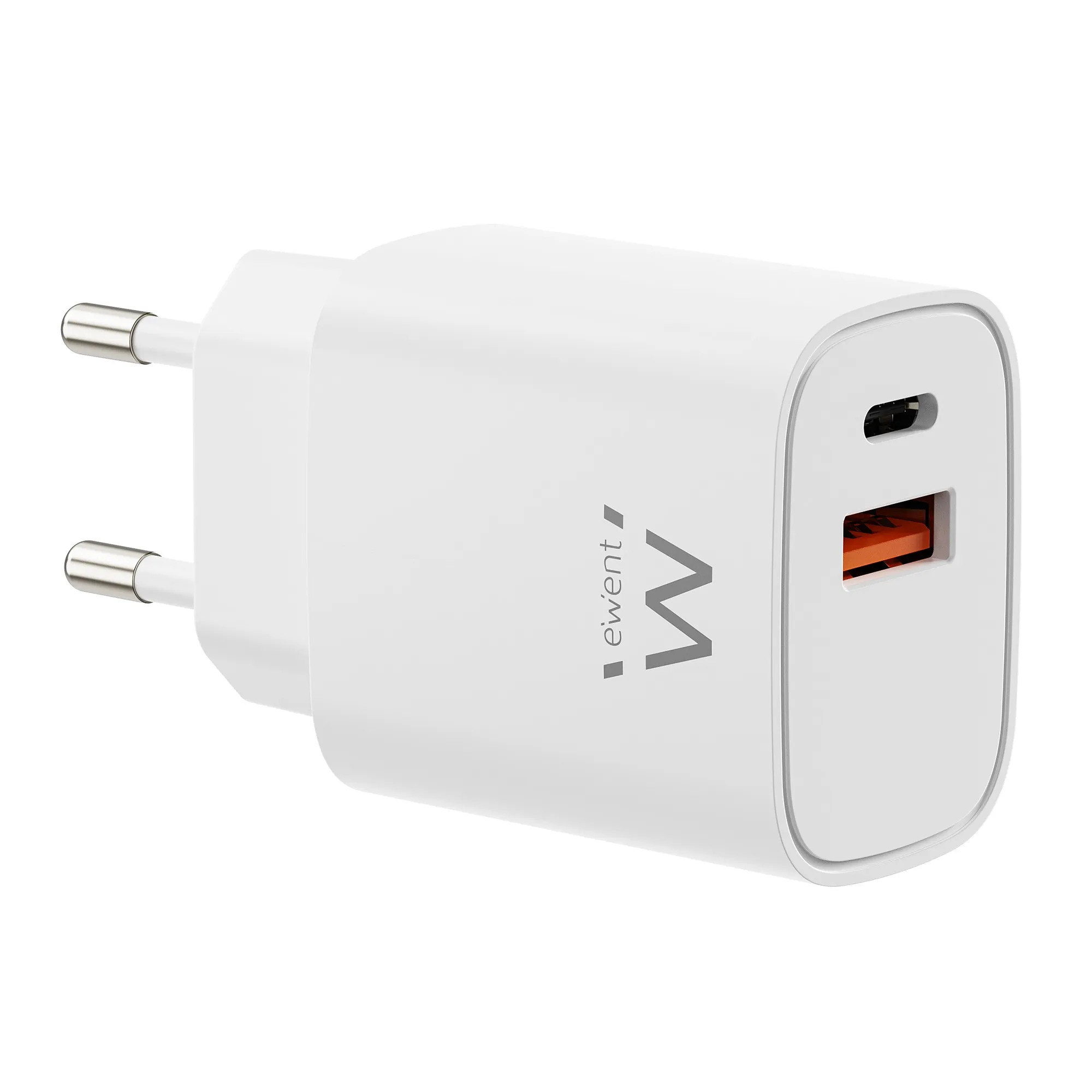 Ewent EW1326 Caricabatterie per dispositivi mobili Universale Bianco AC Ricarica rapida Interno - immagine 1