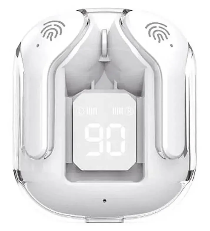 Auricolari Wireless Bluetooth 5.3 USB-C con Custodia da 300mAh Compatibili Apple e Android colore Bianco - immagine 1