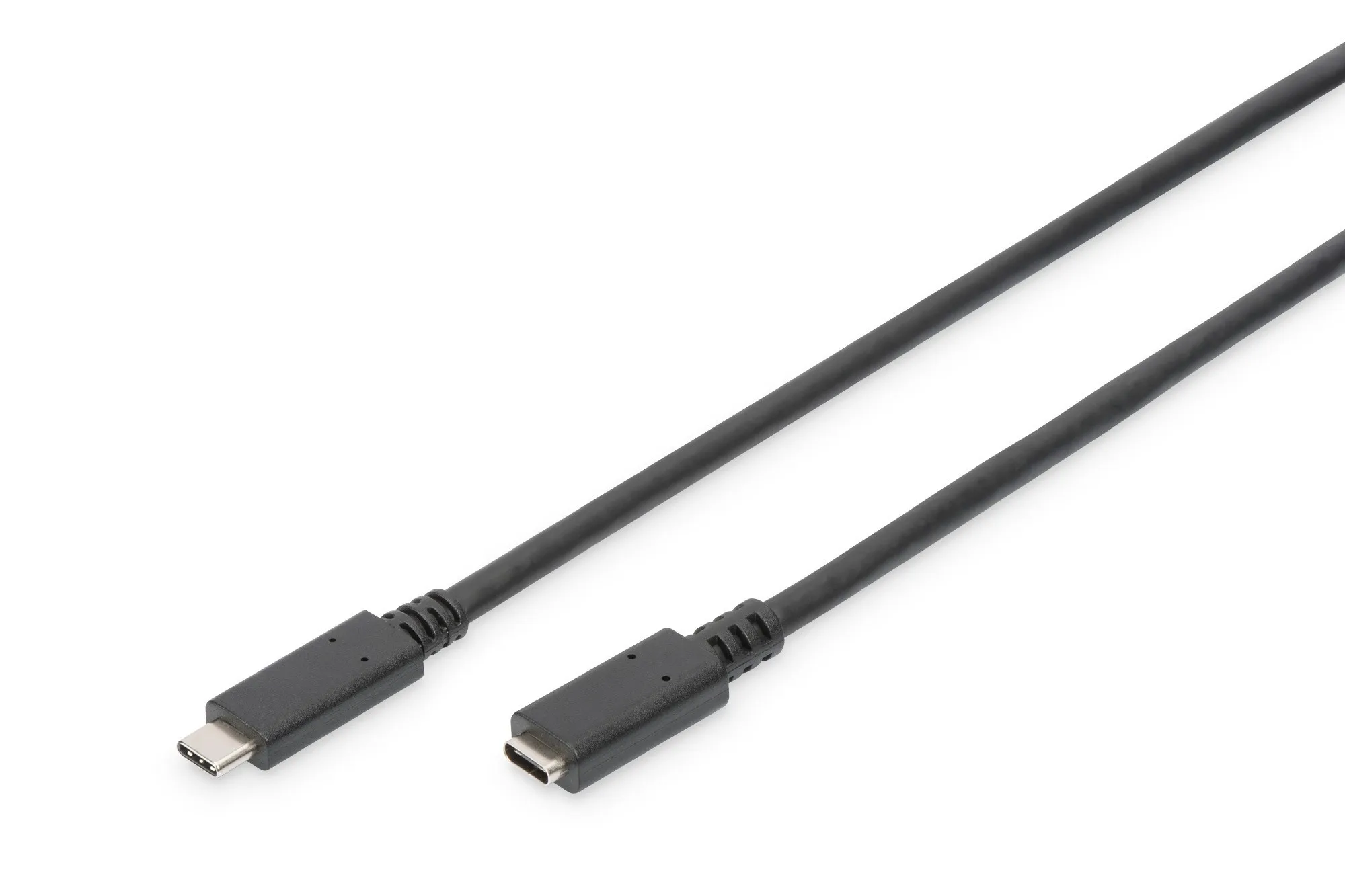 Cavo Prolunga Usb Tipo C Maschio/Femmina 1.5 Mt 3A Nero - immagine 1