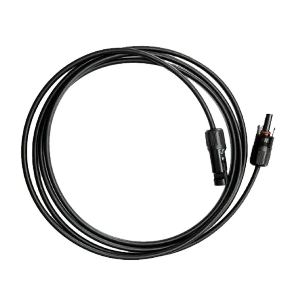 V-TAC Prolunga di Cavo Solare 2.5m con Connettori Maschio e Femmina per Pannelli Fotovoltaici Colore Nero - immagine 1