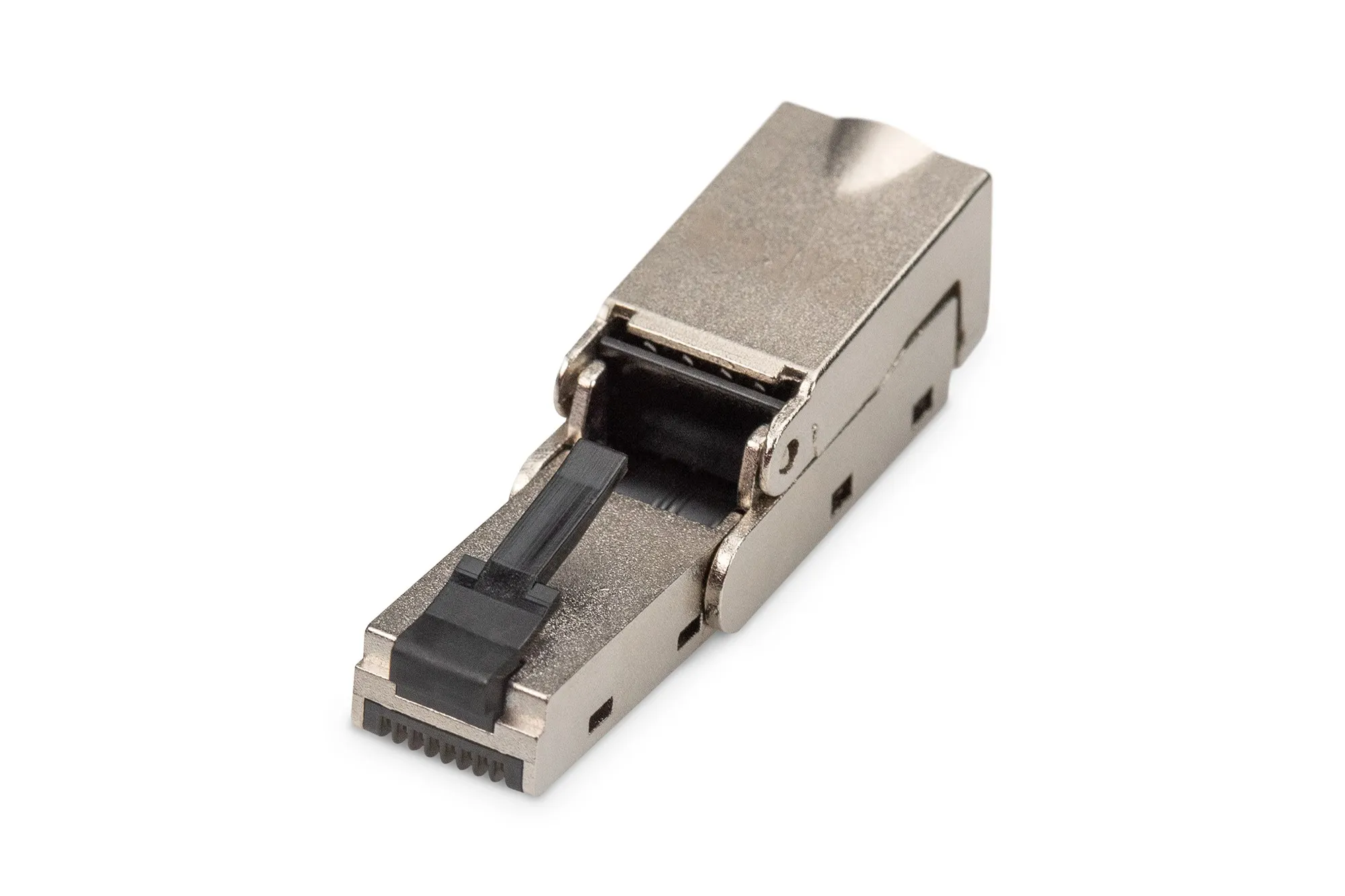 Spina Rj45 Schermata 6A Per Installazione Senza Attrezzi Pieghevole - immagine 1
