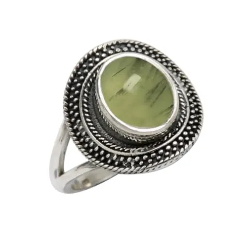Prehnite Anello placcato argento donna Idea gioiello T1085CH7_53 (16.9) - immagine 1