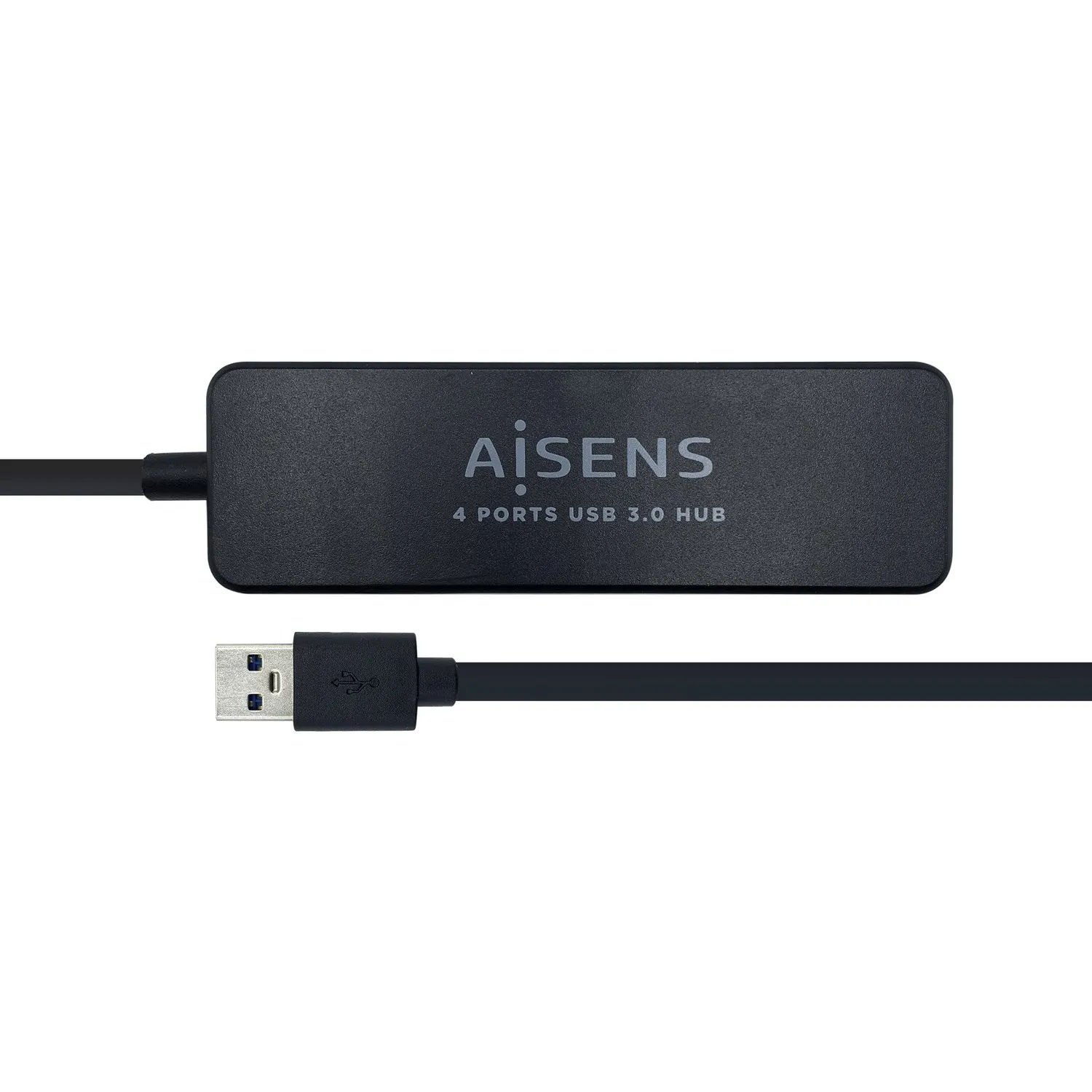 AISENS A106-0399 hub di interfaccia USB 3.2 Gen 1 (3.1 Gen 1) Type-A 5000 Mbit/s Nero - immagine 1