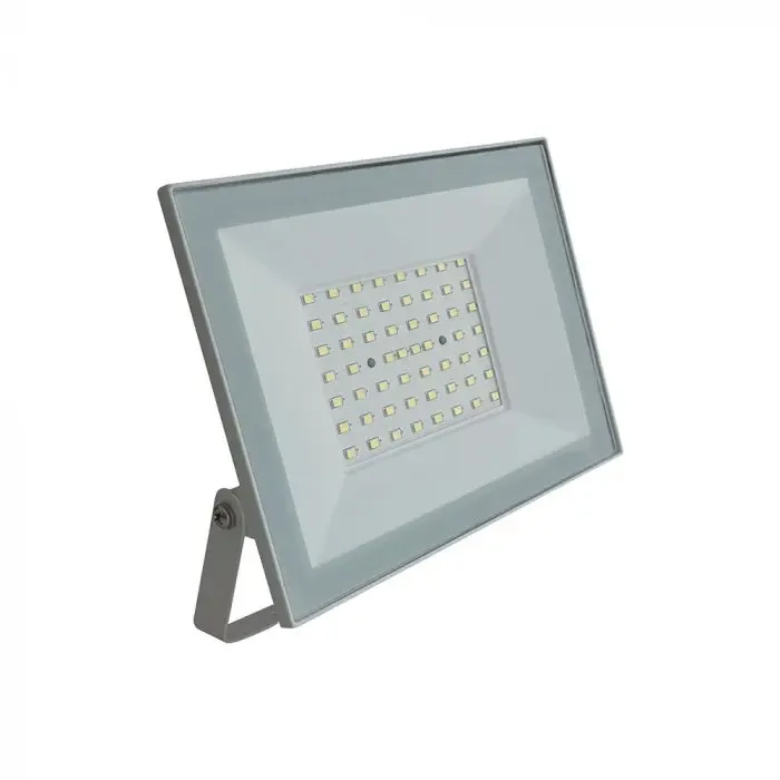 V-TAC Faro LED SMD 50W Slim E-Series con Driver Integrato Bianco 6500K IP65 - immagine 1