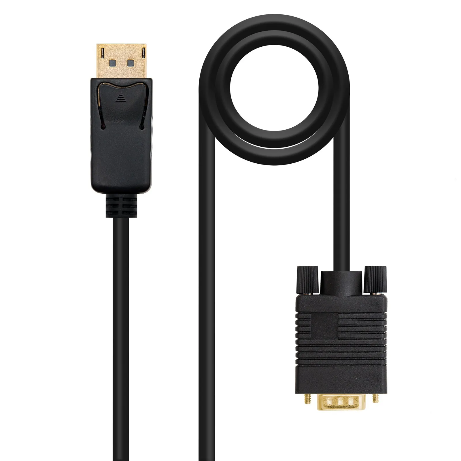 Nanocable 10.15.4401 cavo e adattatore video 1 m DisplayPort VGA (D-Sub) Nero - immagine 1