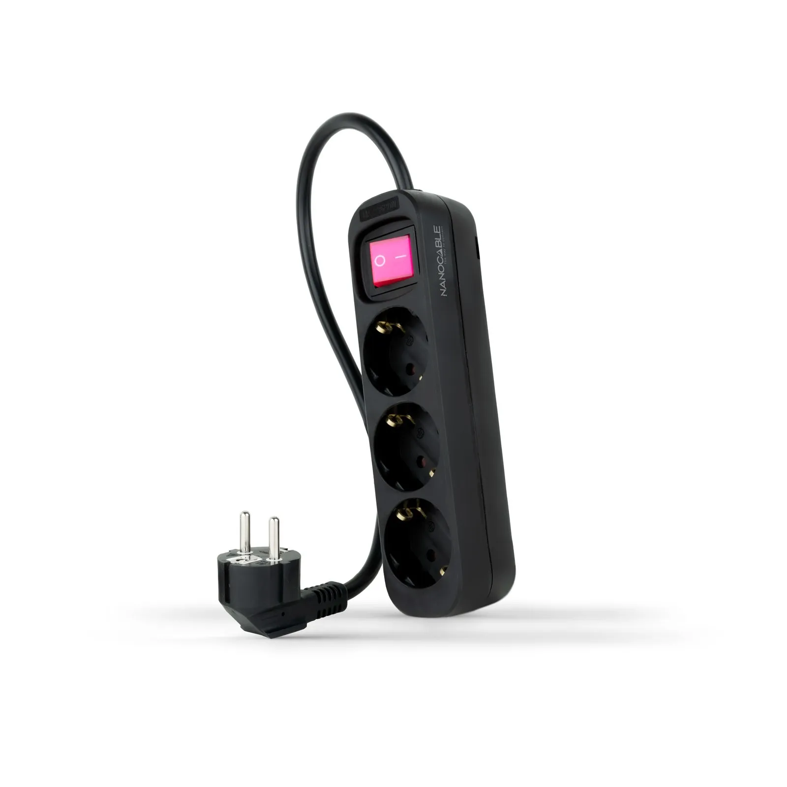 Nanocable 10.38.0003-BK prolunghe e multiple 14 m 3 presa(e) AC Interno Nero - immagine 1