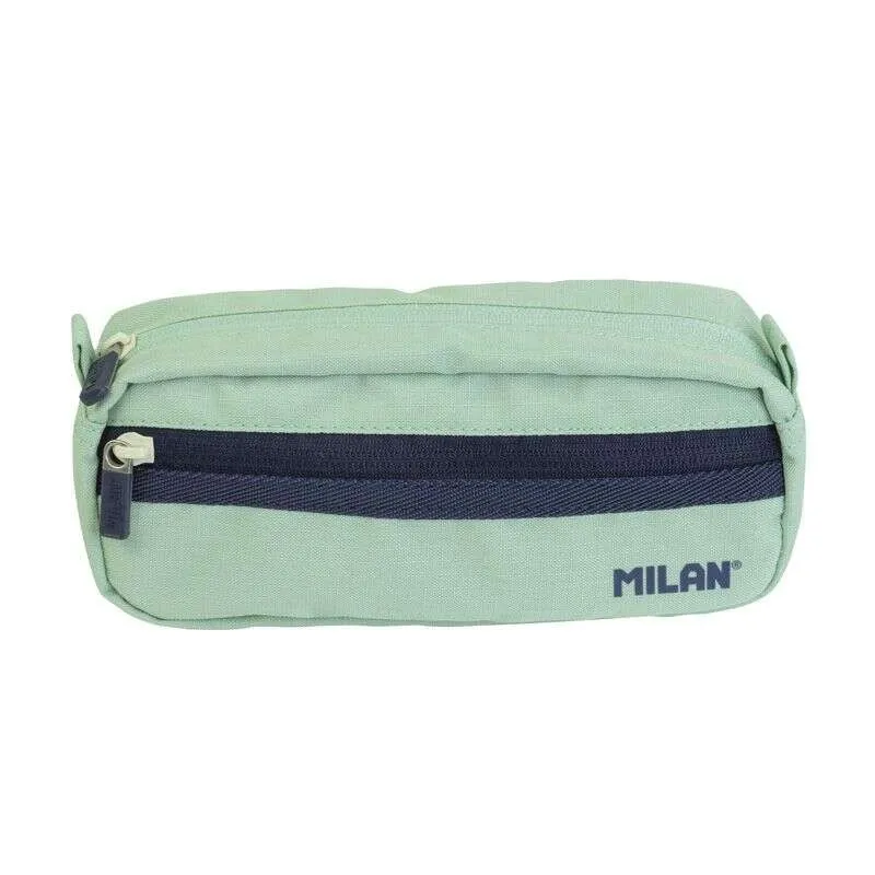 Astuccio Rettangolare Milan Serie 1918 2 Scomparti - Tessuto Antistrappo - Misure 21x85x61cm - Colore Verde - immagine 1