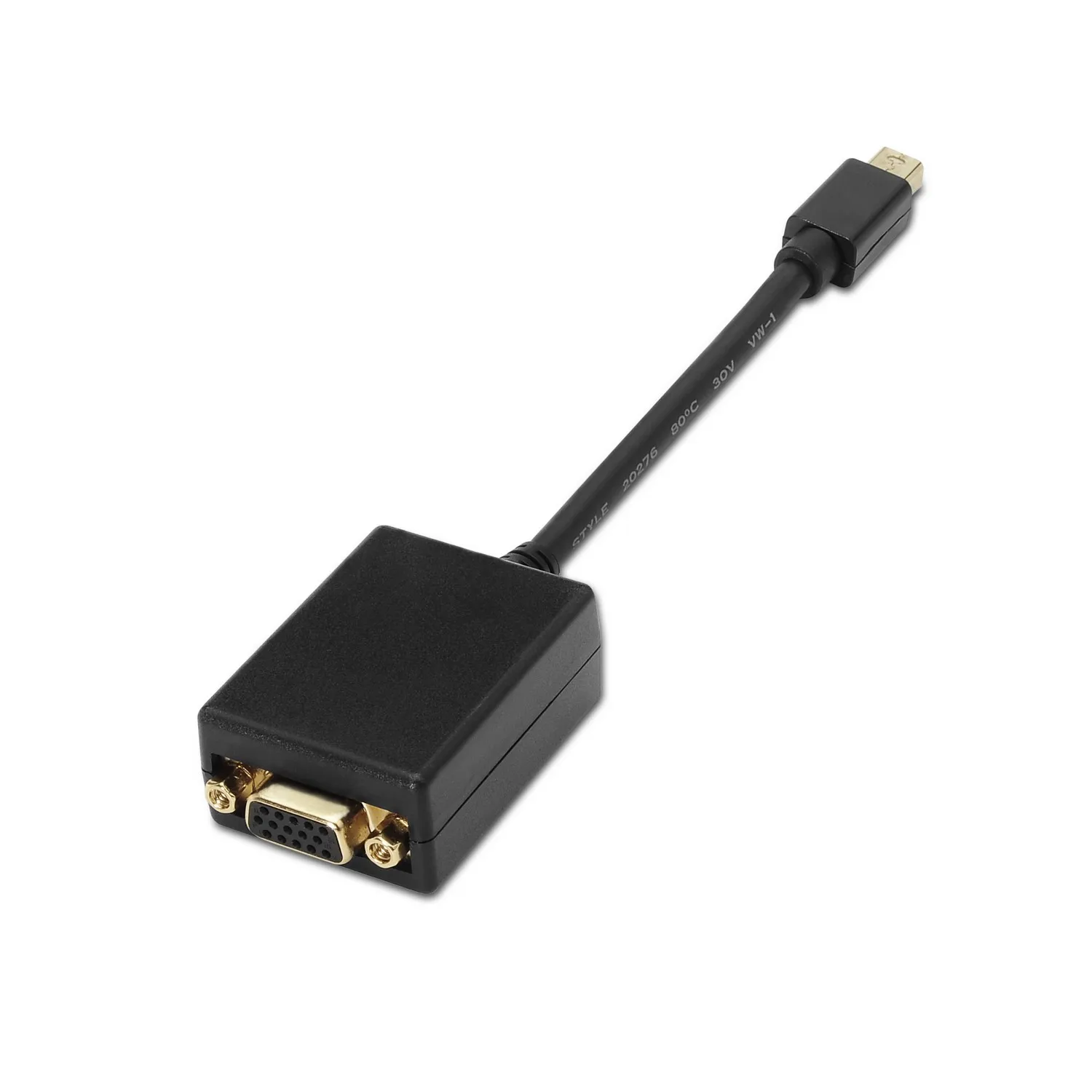 AISENS A125-0135 cavo e adattatore video 015 m Mini DisplayPort VGA Nero - immagine 1