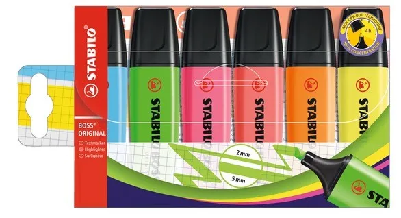 STABILO BOSS Original evidenziatore 6 pz Multi - immagine 1