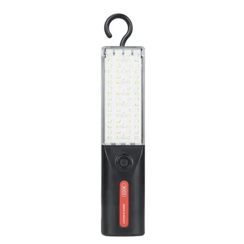 Torcia a LED XO YH17 con magnete e gancio - Ricarica solare - Nera - immagine 1