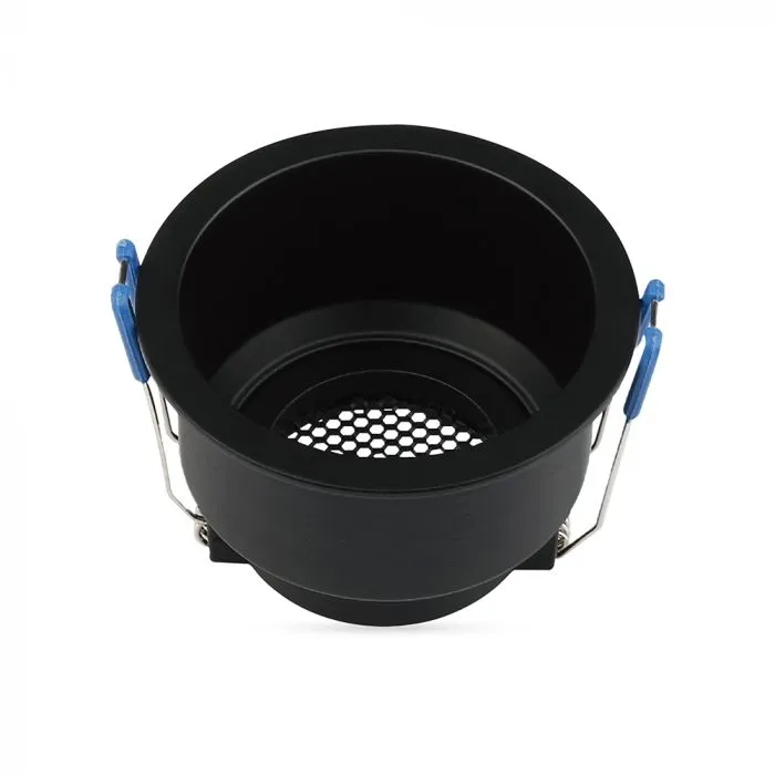 Gu10 Fitting Round Aluminum Body Deep Anti Glare Black Body With Hoyne Comb - immagine 1
