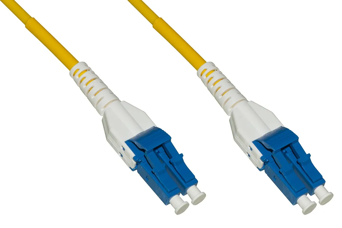 Cavo Fibra Ottica Lc A Lc Singlemode Duplex 9/125 Mt.2 Uniboot - immagine 1